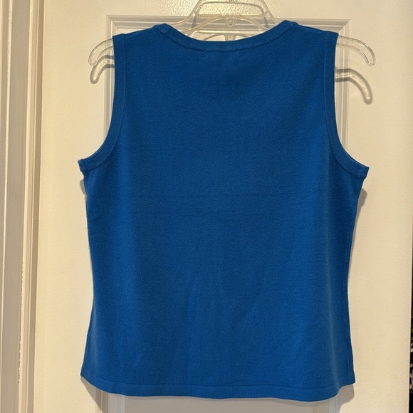 Luxe 360 by Hampshire Studio Sleeveless Sweater Tank Top - Size Petite Large - Picture 3 of 3
